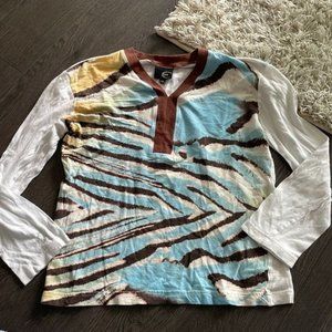 ROBERTO CAVALLI | Vintage Just Cavalli tiger stripped blouse